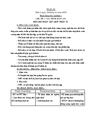 Kế hoạch bài dạy các môn Lớp 5 - Tuần 20 - Năm học 2024-2025 - Hà Văn Lâu