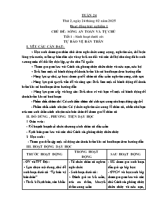 Kế hoạch bài dạy các môn Lớp 5 - Tuần 24 - Năm học 2024-2025 - Trần Thị Thương
