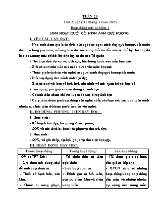 Kế hoạch bài dạy các môn Lớp 5 - Tuần 29 - Năm học 2024-2025 - Trần Thị Huyền