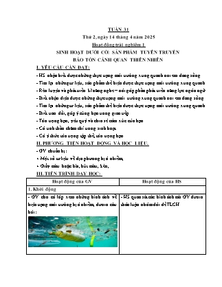 Kế hoạch bài dạy các môn Lớp 5 - Tuần 31 - Năm học 2024-2025 - Nguyễn Thị Thu Hoài