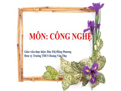 Bài giảng Công nghệ 8 - Bài 48: Sử dụng hợp lí điện năng - Đào Thị Hồng Phương