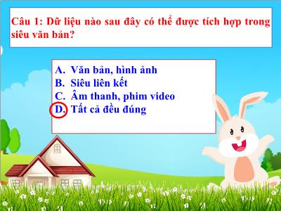 Bài giảng Tin học 6 - Tiết 11, Bài 3: Giới thiệu máy tìm kiếm