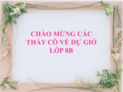 Bài giảng Toán 8 - Tiết 16: Phép cộng các phân thức đại số
